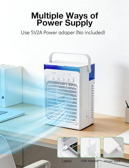 4-in-1 Mini Klimaanlage mit Luftkühler und Ventilator