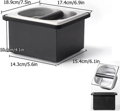 Kaffee-Klopfbox mit Silikonstange, M