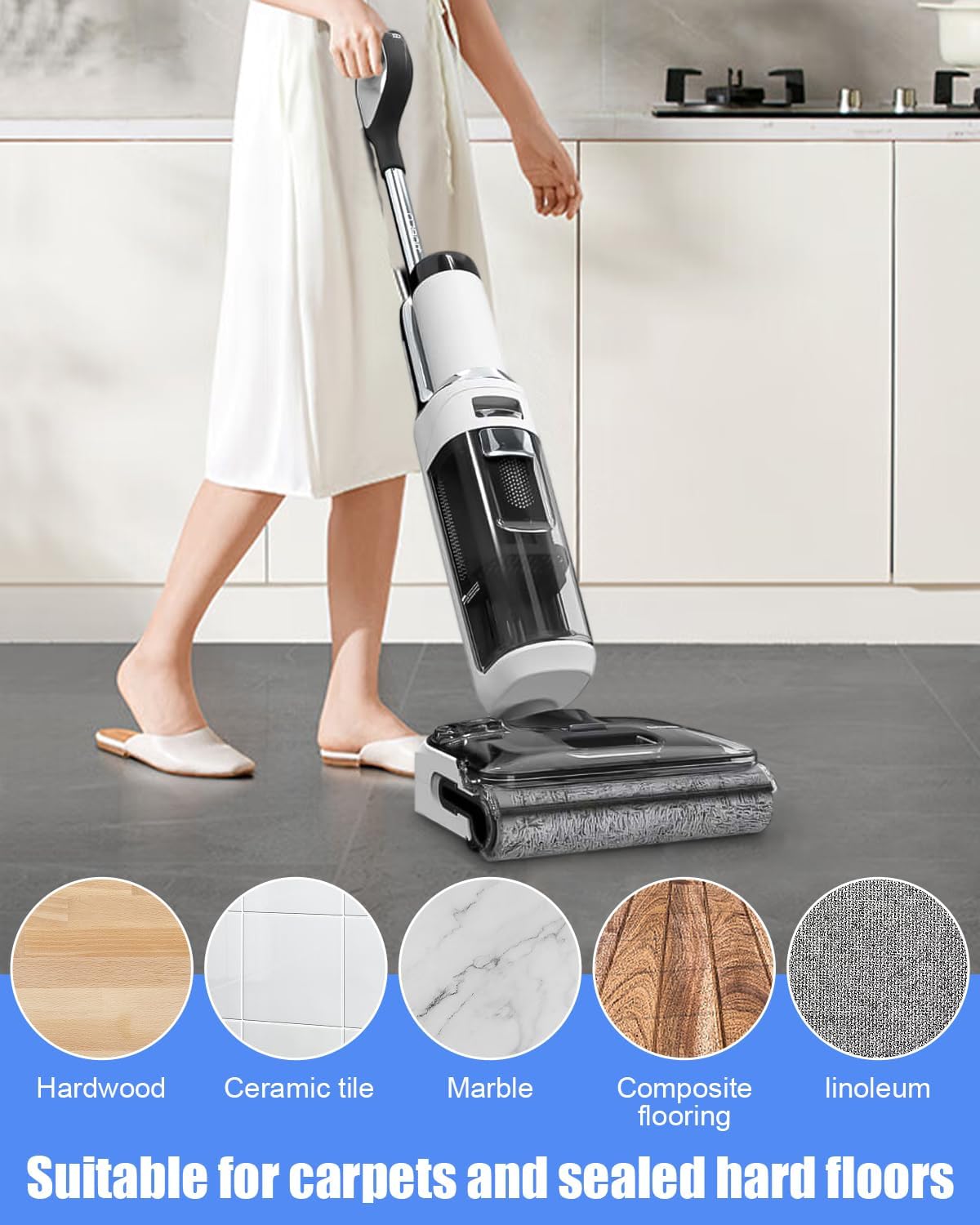 6-teiliges Zubehörset für Tineco Floor One Stretch S6/S7, S6