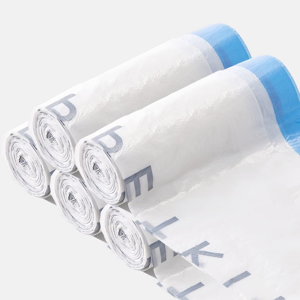 100 Stück Katzentoilettenbeutel (5 Rollen á 20 Stück), 5 Rollos