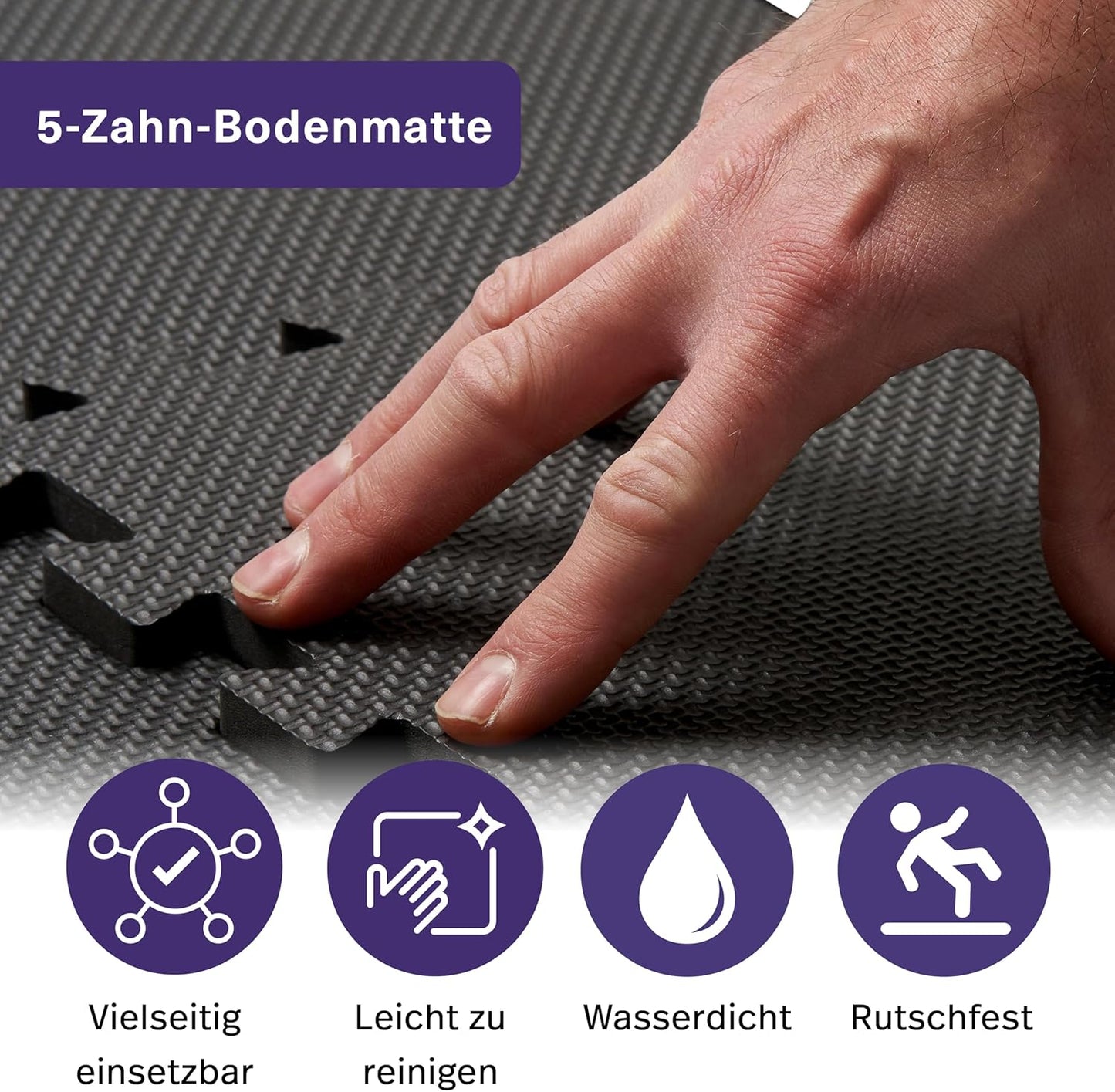 20-teiliges Bodenschutzmatte Puzzle-Set, 20 Stück