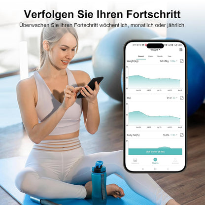 Körperfettwaage, 280 schwarz