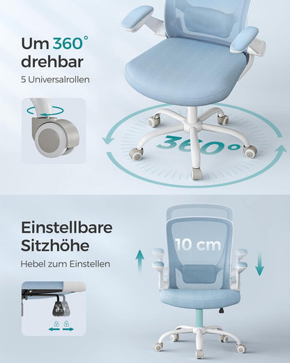 Bürostuhl OBN037Q01, Nebelblau