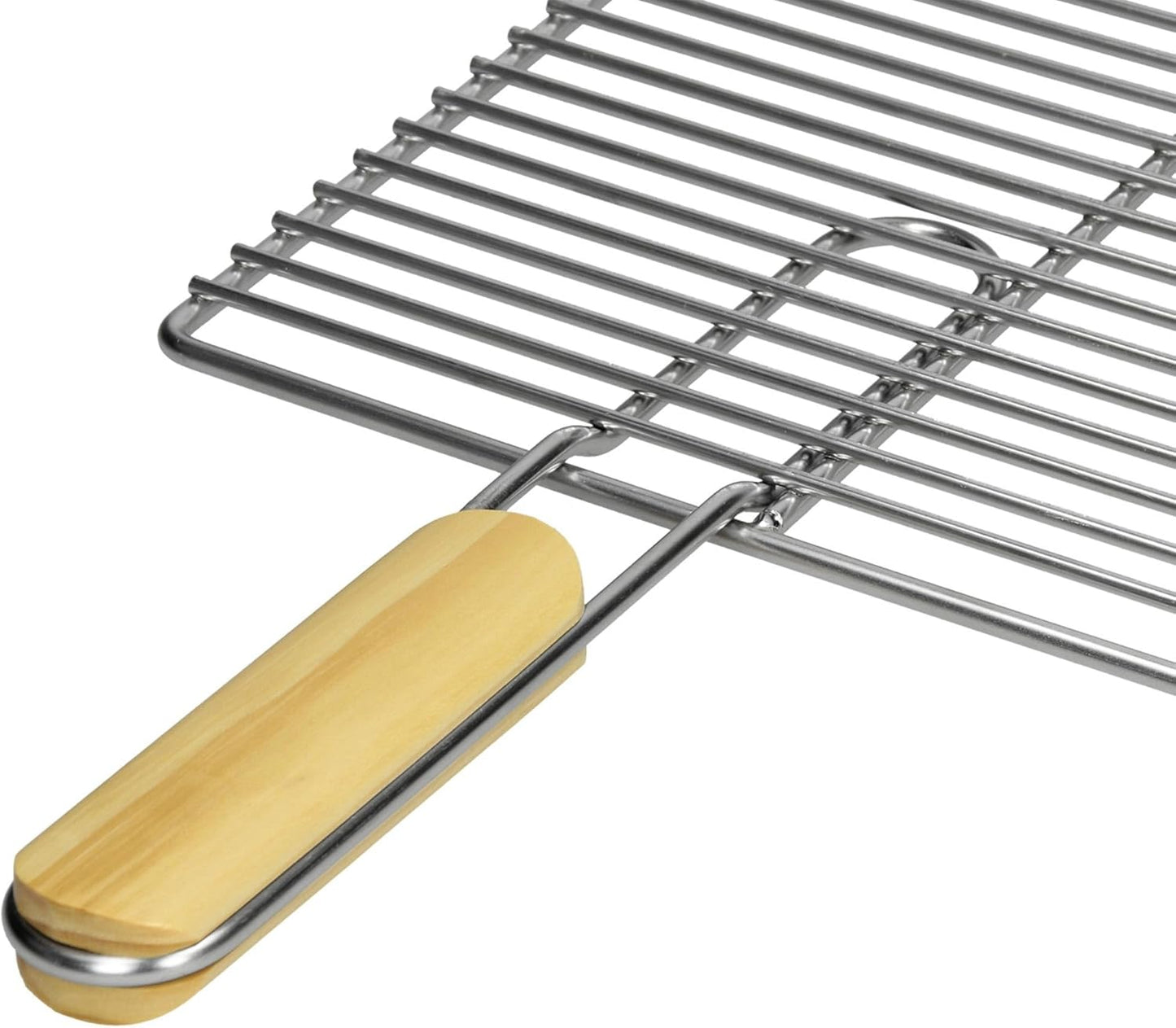 Grillrost 54x34 cm mit abnehmbaren Griffen, 54 x 34 cm mit Griffen