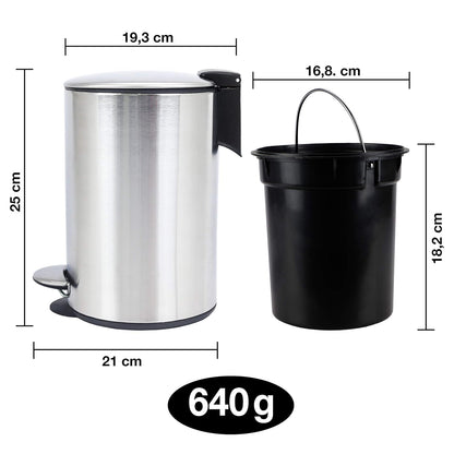 Kosmetik-Abfalleimer, 3 Liter