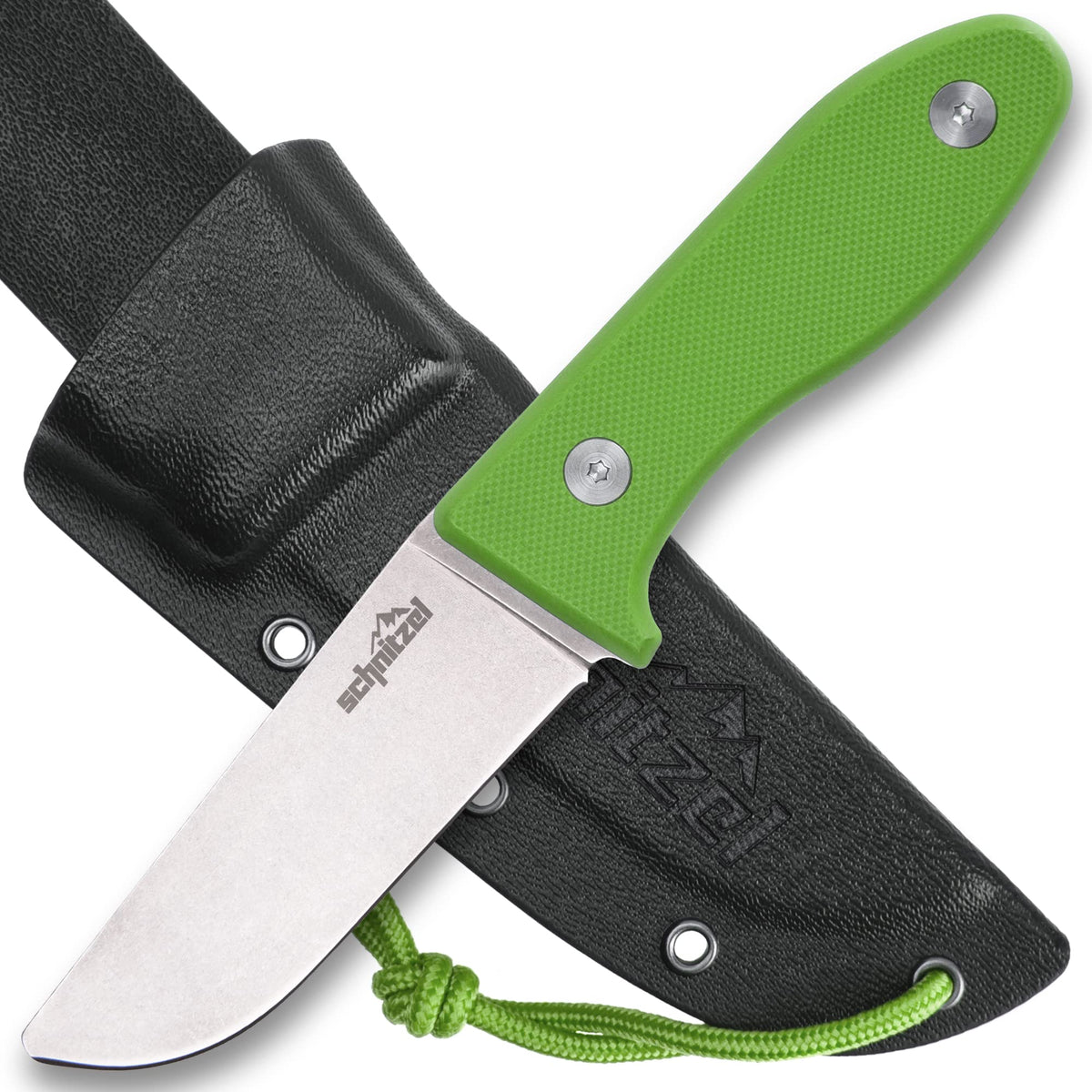 Schnitz- und Outdoormesser für Kinder, Grün