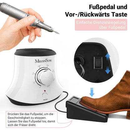 Professioneller Nagelfräser, A-weiss