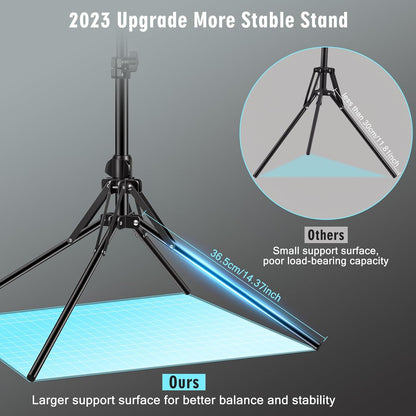 Ringlicht mit Stativ, 12 inch