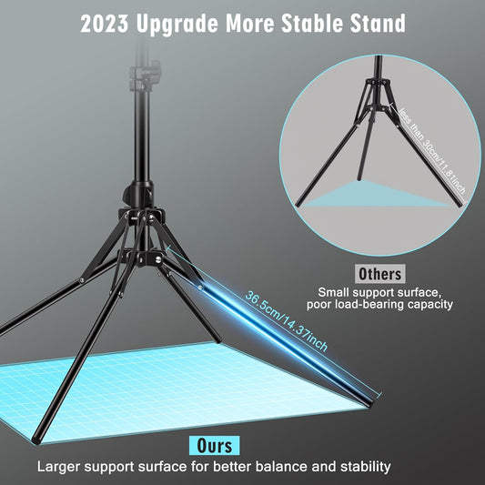 Ringlicht mit Stativ, 12 inch