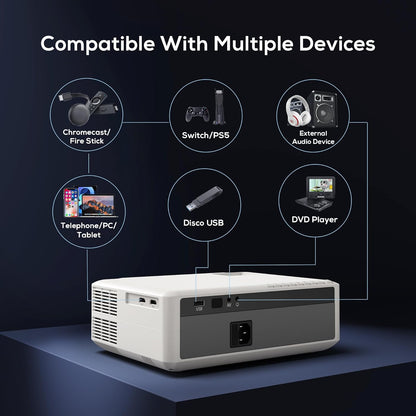 Heimkino Beamer mit Bluetooth