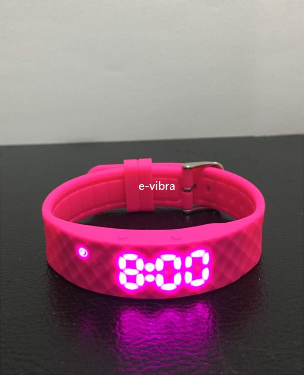 Töpfchen-Trainingsuhr mit Vibrationsalarm und Timer, Rosa, Small