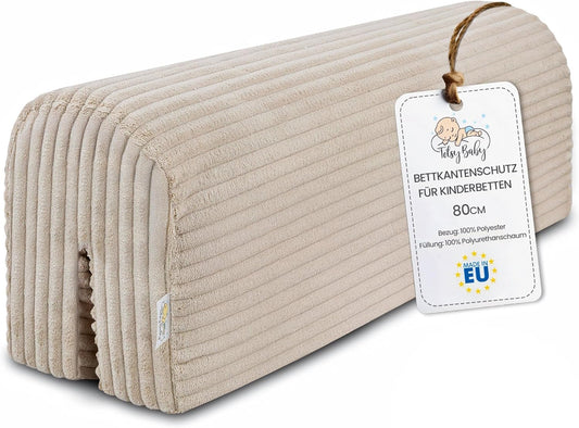 Bettkantenschutz für Kinderbetten, 80 cm, Beige B 80 cm