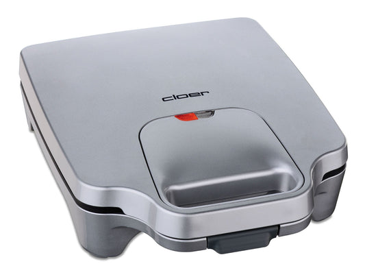 XXL Sandwichmaker 6269, Silber, 4 XXL Sandwiches, Diagonal geteilt