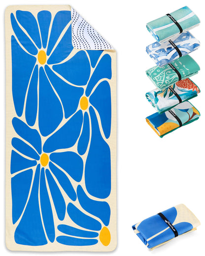 XXL-Mikrofaser-Strandtuch, 200cm x 90cm 39 Groovy Flowers