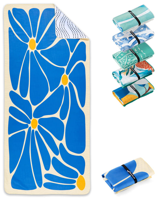XXL-Mikrofaser-Strandtuch, 200cm x 90cm 39 Groovy Flowers