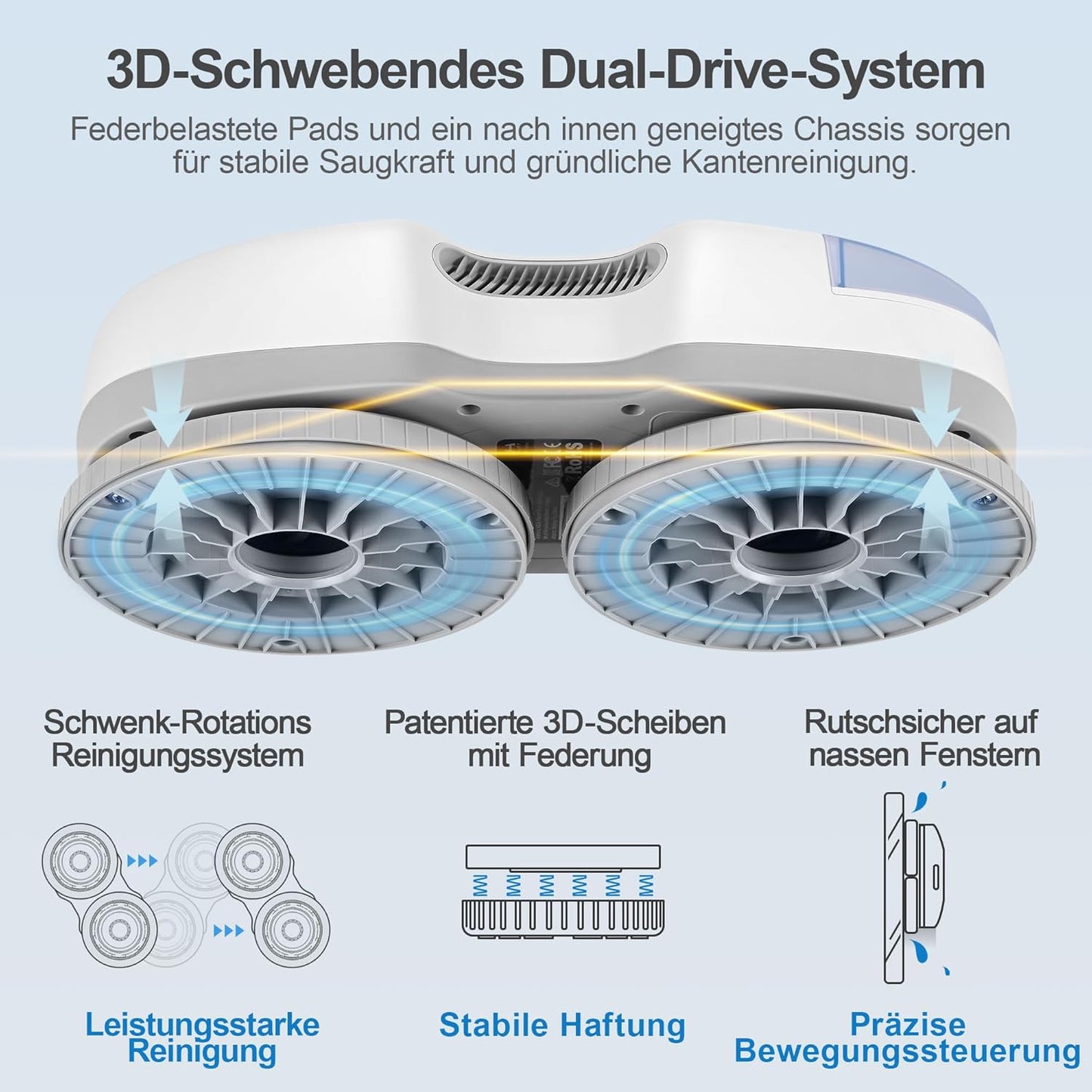 Fensterputzroboter mit Sprühfunktion S7, S7