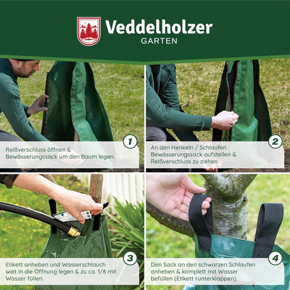 Baumbewässerungssack-Set, 4 x 75 Liter