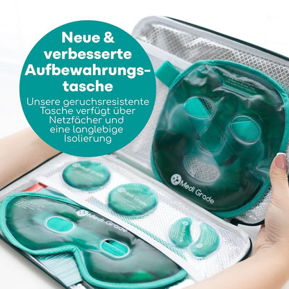 Kühlmaske Gesicht & Augenpads