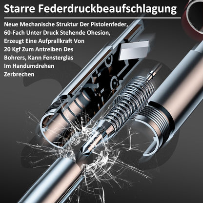3 Stück Notfall-Sicherheitshammer mit Gurtschneider
