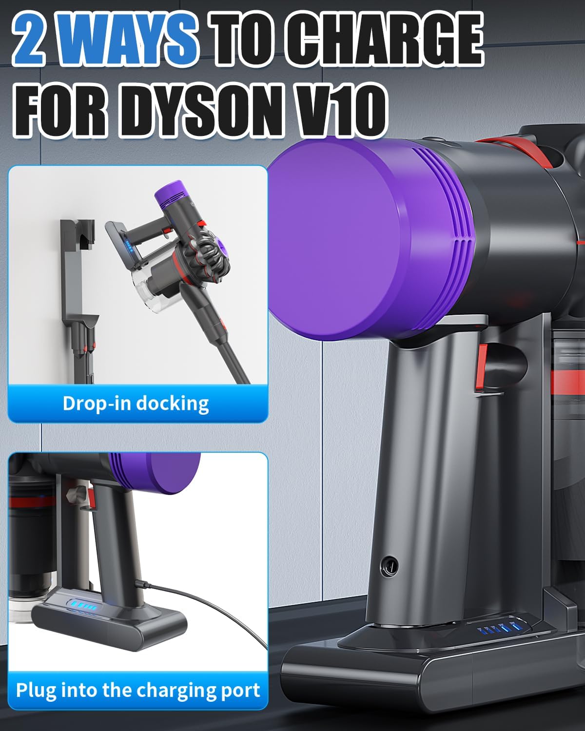 Ersatzakku für Dyson V10 Staubsauger (inkl. Filter), V10