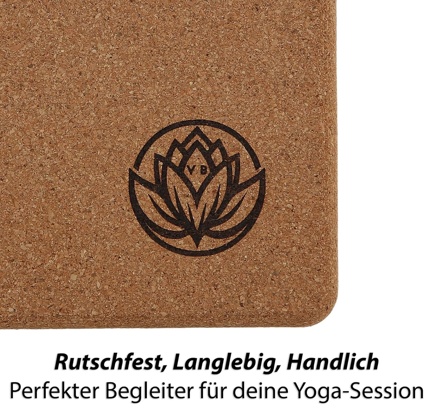 2er Set Yogablöcke, 2 Stück ; Braun