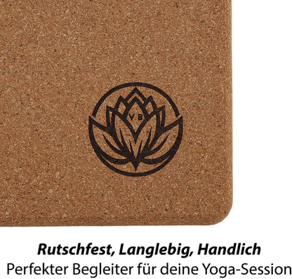 2er Set Yogablöcke, 2 Stück ; Braun