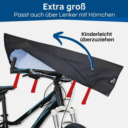 Lenkerschutzhülle für E-Bikes - Wasserdichter Transportschutz, Rot