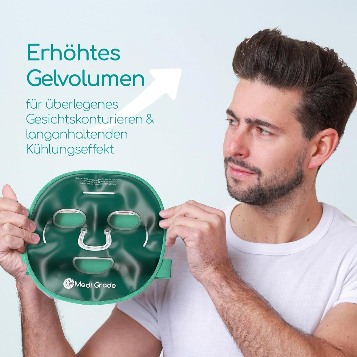 Kühlmaske Gesicht & Augenpads