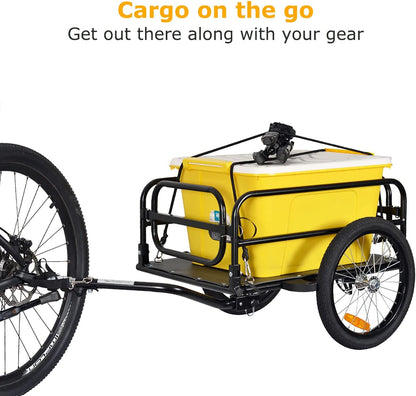 Klappbarer Fahrrad-Lastenanhänger
