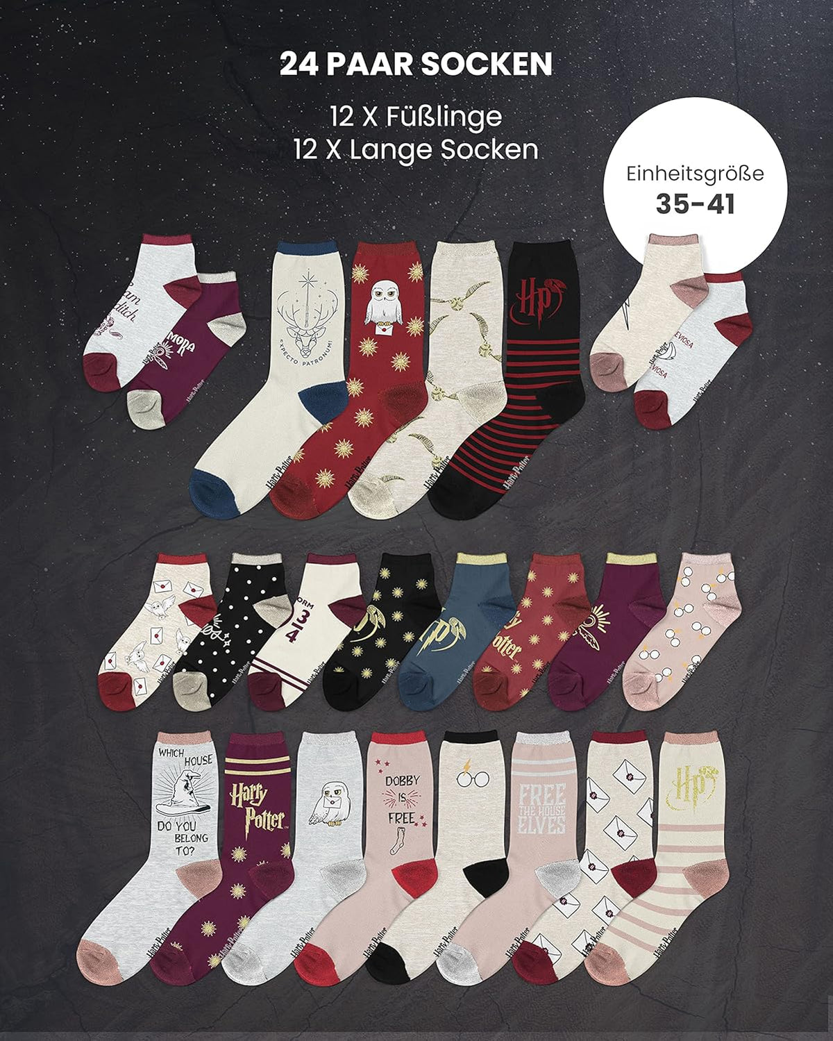 Harry Potter Socken Adventskalender