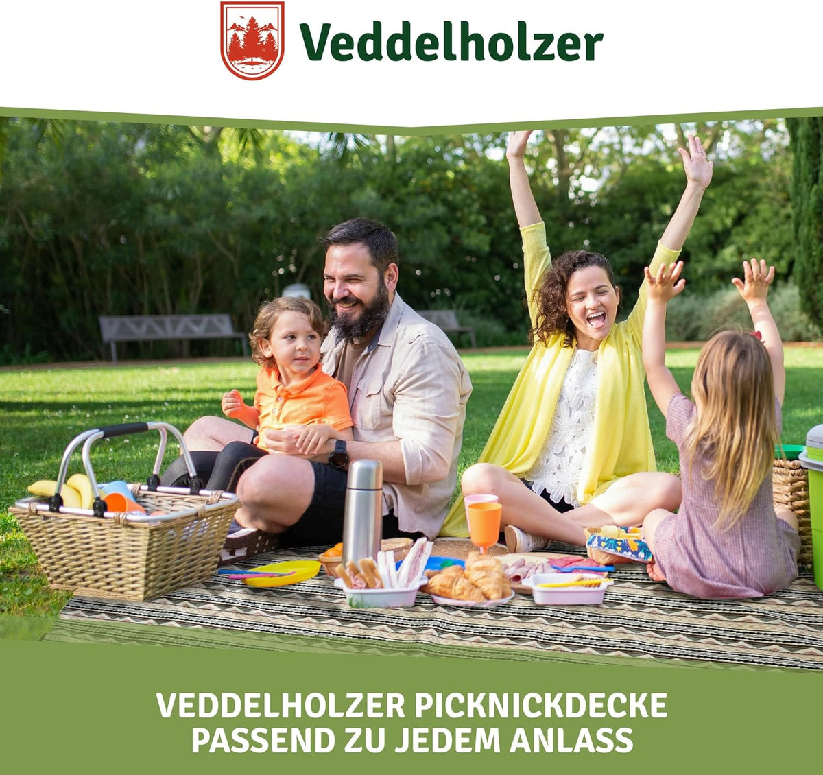 Boho Picknickdecke XXL wasserdicht & sandfest, Boho