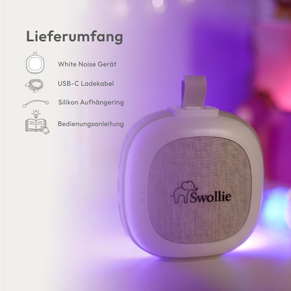 White Noise Gerät & Nachtlicht mit Soundsensor