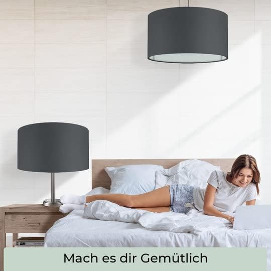 Lampenschirm, 45 cm, Schwarz Ø45cm | Höhe 28cm
