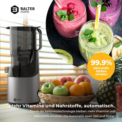 Slow Juicer Entsafter mit grosser Öffnung (300 Watt), ES-01P