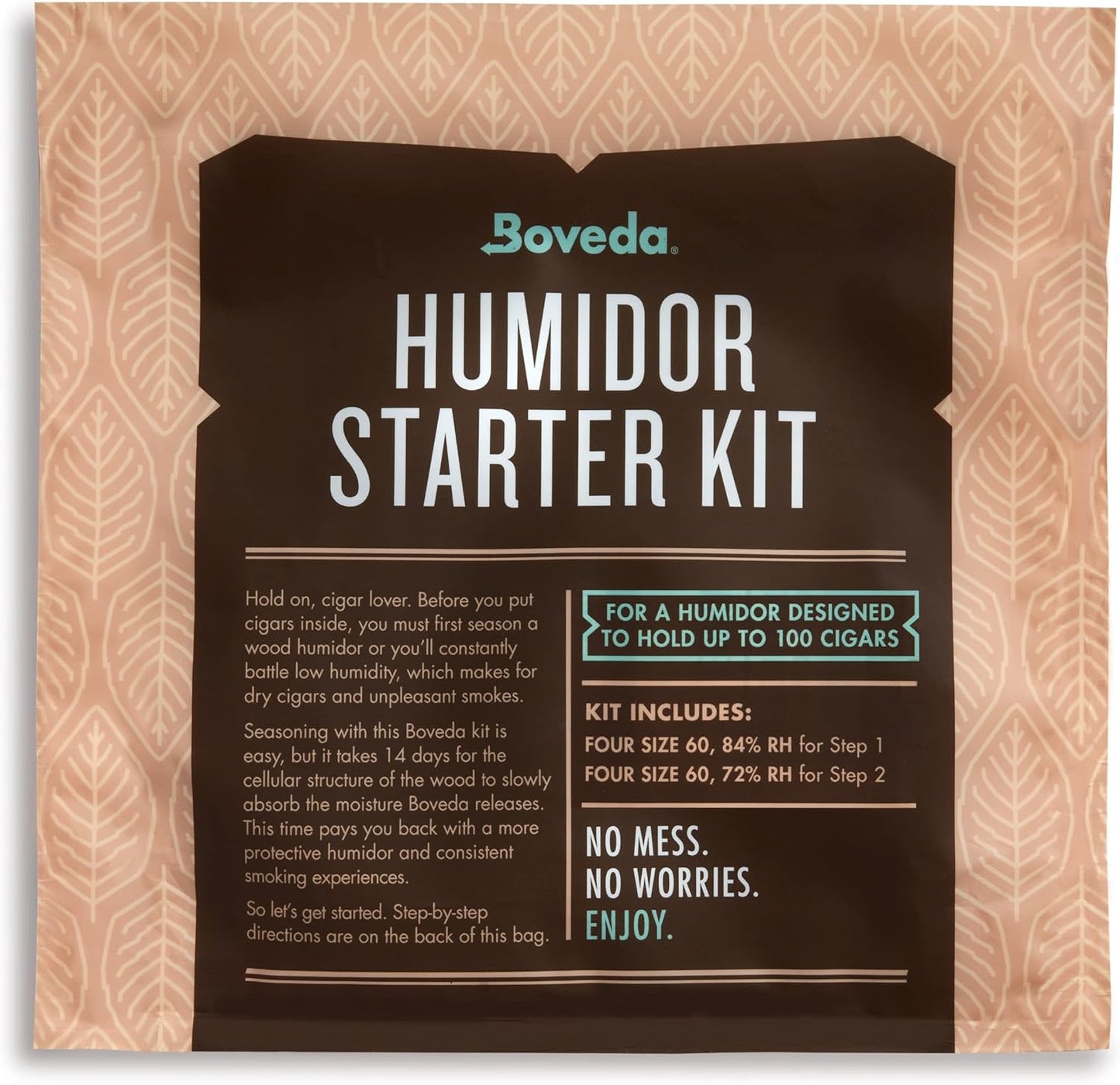 Humidor-Starter-Set: 2-Wege-Feuchtigkeitsregulierung