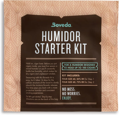 Humidor-Starter-Set: 2-Wege-Feuchtigkeitsregulierung