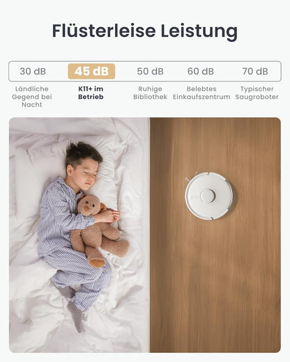 Saugroboter K11+, 6000pa Beige