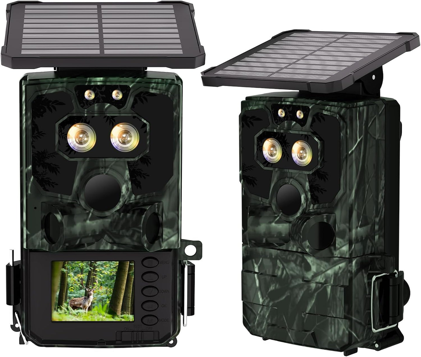 Duale Objektiv Solar Wildkamera 4K, TC37