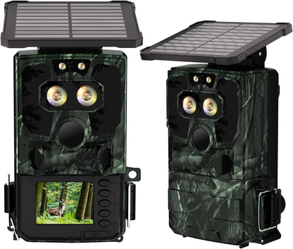 Duale Objektiv Solar Wildkamera 4K, TC37