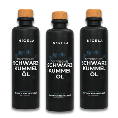 Schwarzkümmelöl ungefiltert 3er Set, 3er Bundle