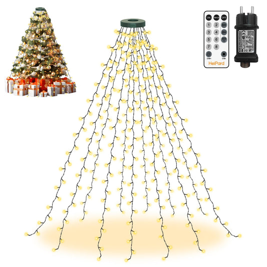 LED-Lichterkette für Weihnachtsbaum, 2.5m