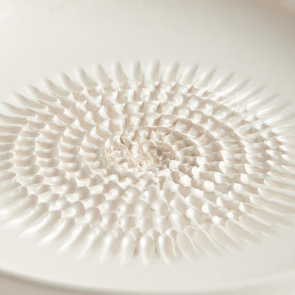 Keramikreibe mit Zubehör-Set, Cremeweiss
