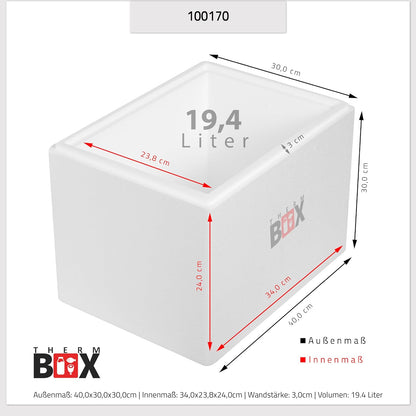 Isolierbox 100170, 19W - 19,5L