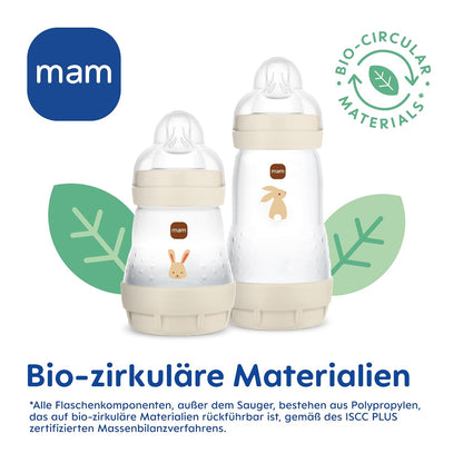 Anti-Kolik Babyflaschen-Set, Beige