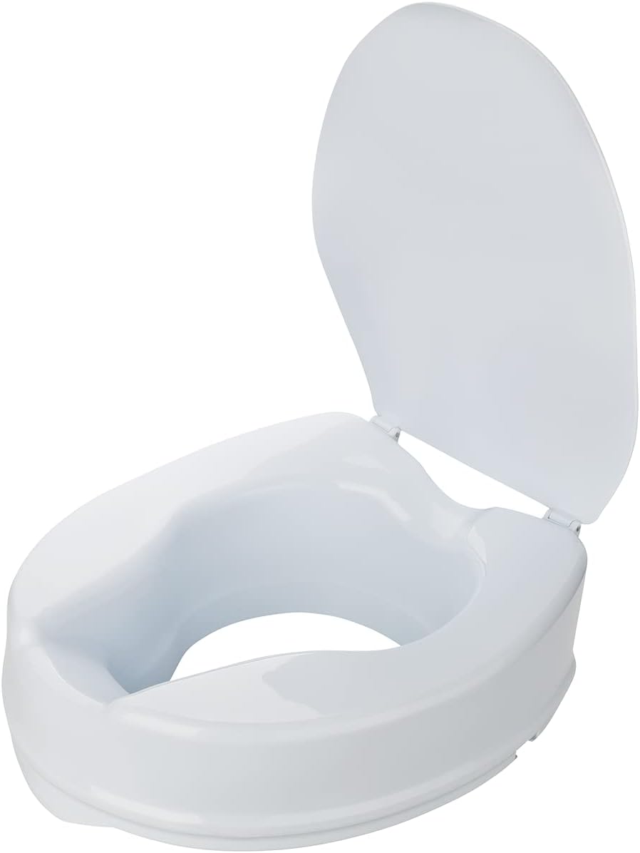 Toilettensitzerhöhung mit Deckel (10 cm)