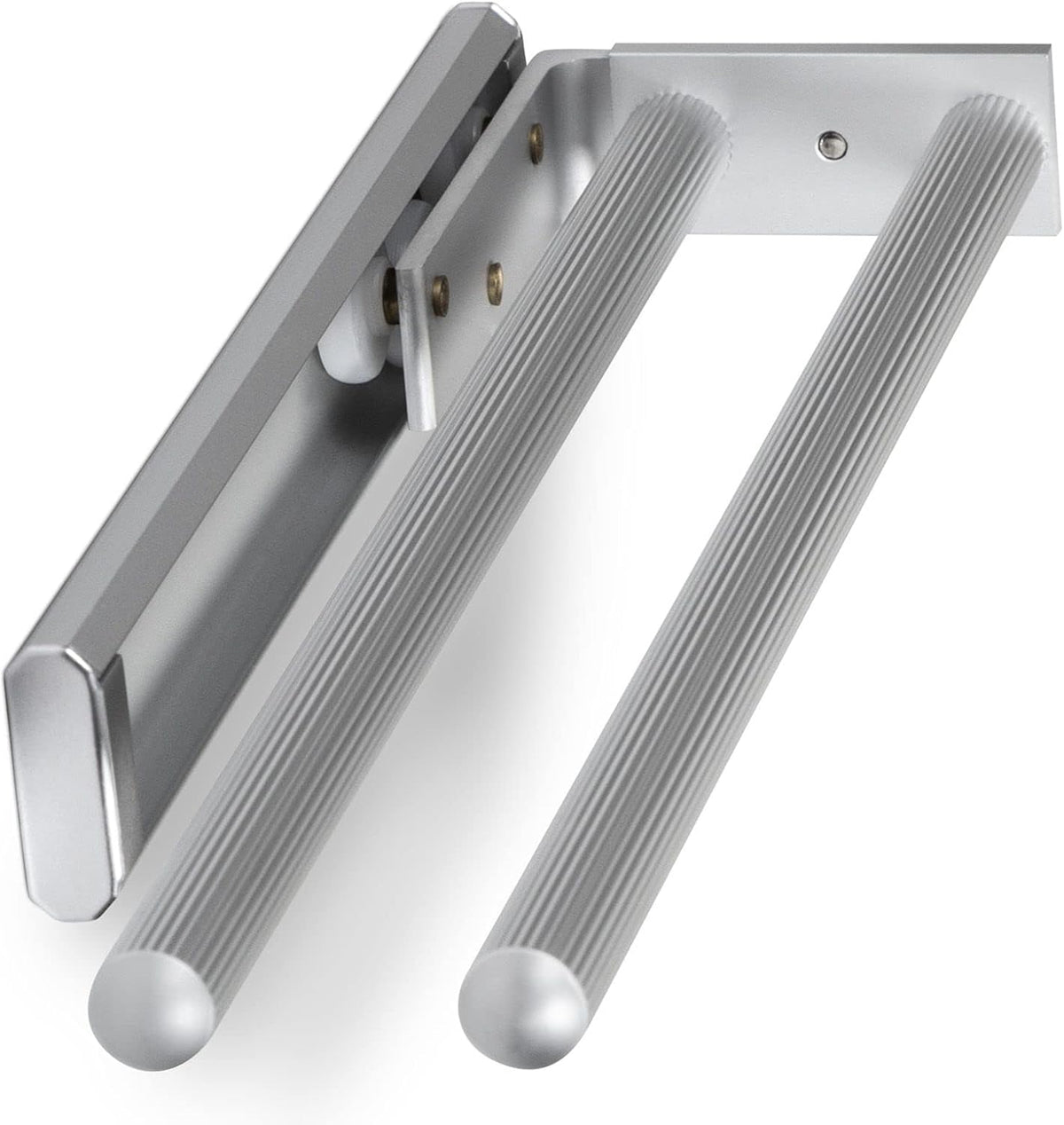 2-armiger Teleskop-Handtuchhalter, Ev1 Eloxiert 2-armig 450 - 730 mm