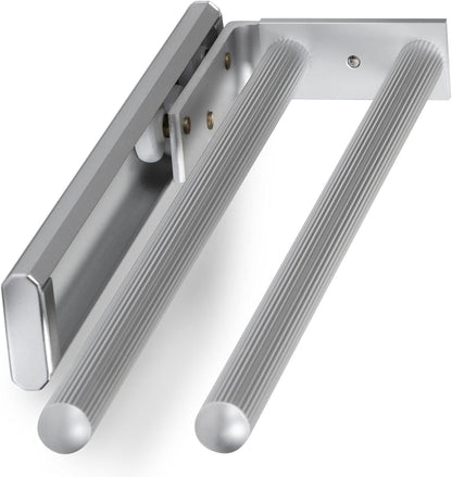 2-armiger Teleskop-Handtuchhalter, Ev1 Eloxiert 2-armig 450 - 730 mm