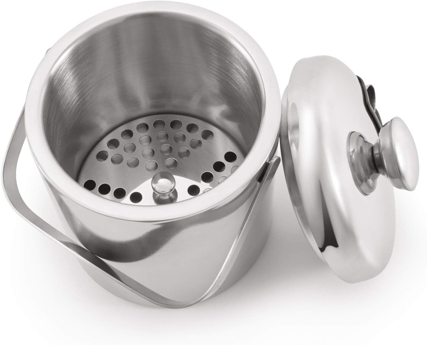 Eiswürfelbehälter mit Deckel und Zange, 1.3L