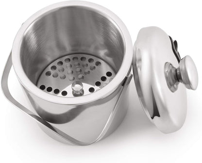 Eiswürfelbehälter mit Deckel und Zange, 1.3L