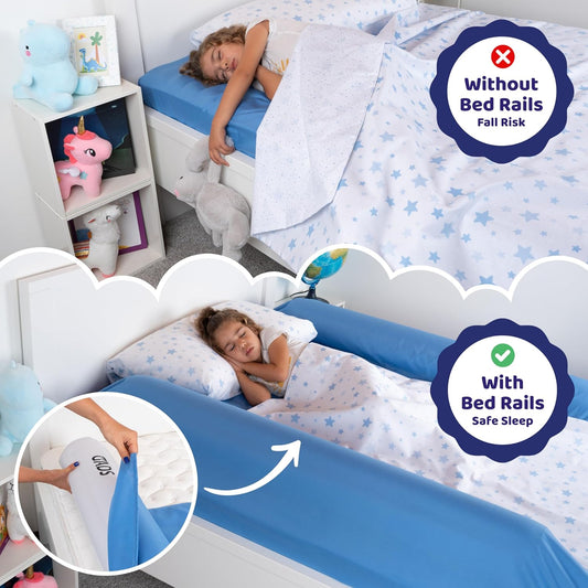 2er-Set Aufblasbarer Rausfallschutz fürs Bett